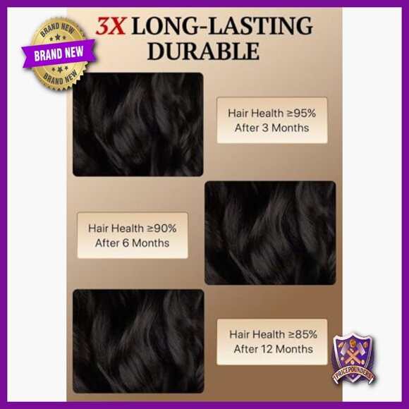 Human Hair Extensions 3 Bundles Body Wave 16-20 Inches Sew-In